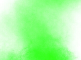 Fototapeta na wymiar Green smog rising on a transparent background. Illustration drawn digitally on a tablet.