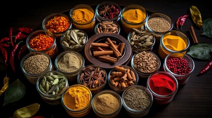 Spices and herbs made with Ai generative technology