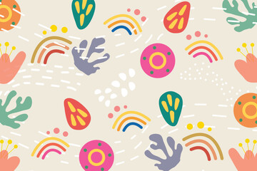 Hand drawn risograph background