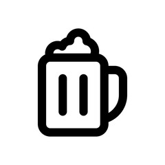 Obraz premium beer line icon