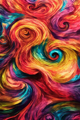 abstract background with swirls, generative ai