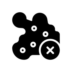 dirt glyph icon