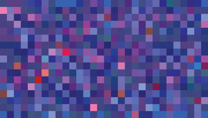 Pixel Art design - colorful mosaic background. Vector clipart
