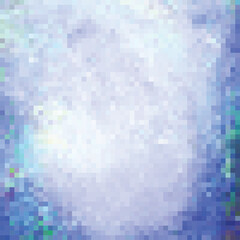 Fototapeta na wymiar Pixel Art design - mosaic blurred background. Vector clipart