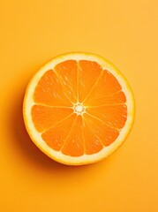 Close up photograph fruit on colored background isolated