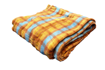 Picnic blanket. isolated object, transparent background
