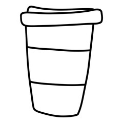 Paper cup drawing