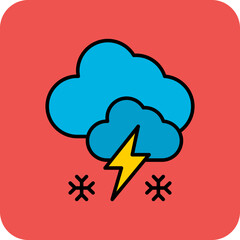 Snow Storm Icon