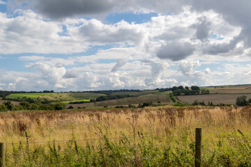 Farm fields in the English COuntryside