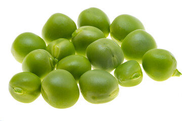 green peas isolated