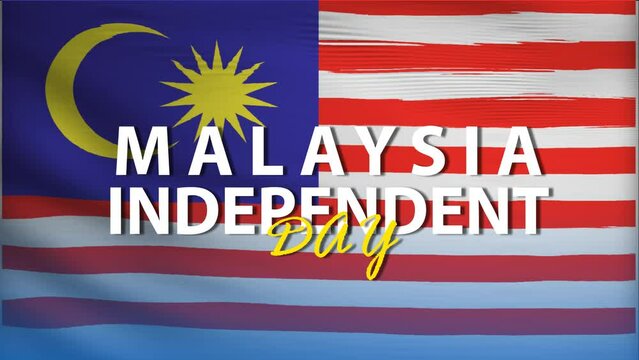 Malaysia independence day 31 august independence day footage video 4k animation