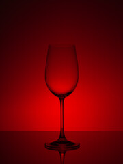 red-reflection glass