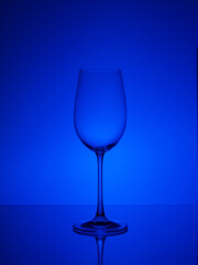 blue-reflected glass