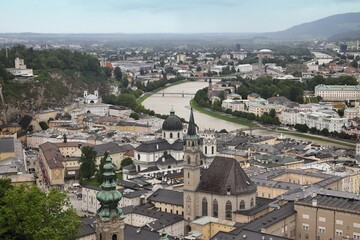 Fototapeta premium Veduta di Salisburgo