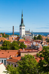 City view of Tallinn, Estonia