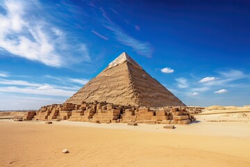 World famous pyramids in Egypt - obrazy, fototapety, plakaty