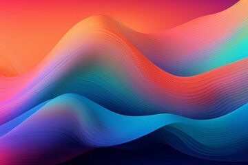 Abstract marbled acrylic paint ink painted waves. Generative AI