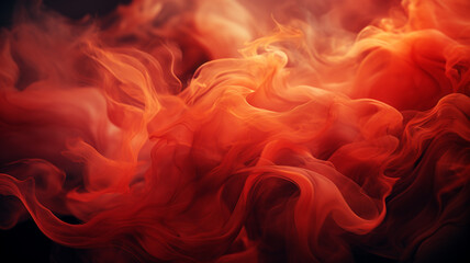 Fototapeta premium red flame on black background