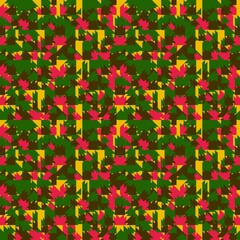 seamless background with leaves