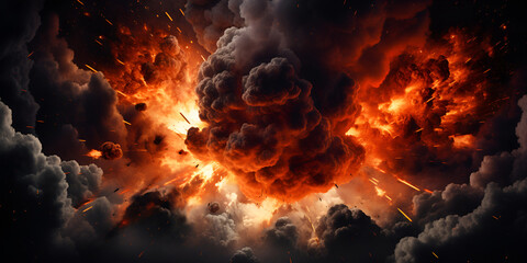 Fire Explosion Effect Fire Blast