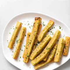 grilled salmon steak with asparagus