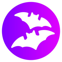 bat gradient icon