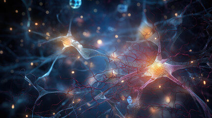 neurons and synapse like structures brain chemistry