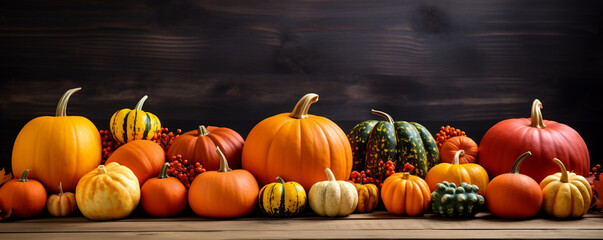 Autumn Harvest, Festive Pumpkin Decor for Thanksgiving or Halloween
