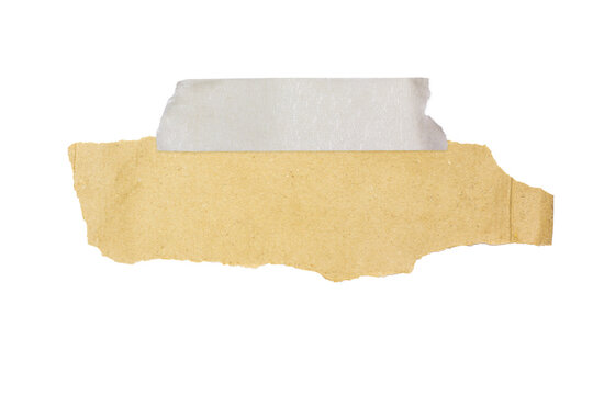 torn paper isolated on white background, Clipping path