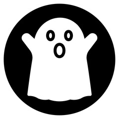 ghost glyph icon