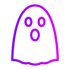 ghost gradient icon