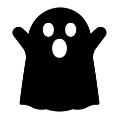 ghost glyph icon