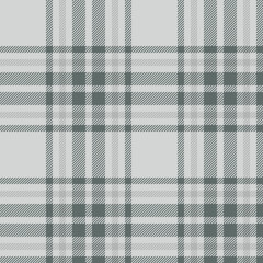 Plaid seamless pattern. Check fabric texture. Vector textile print.