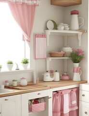 Fototapeta na wymiar A cute kitchen corner