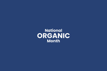 National Organic Month