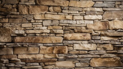 Fototapeta premium Natural and Unfinished Rough-Cut Stone Wall Texture, Raw Beauty in Stone Surface