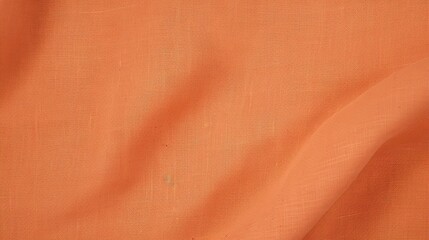 Fototapeta premium Slightly Rough Pastel Orange Cotton Fabric Texture, Subtle Texture and Vibrant Color Contrast