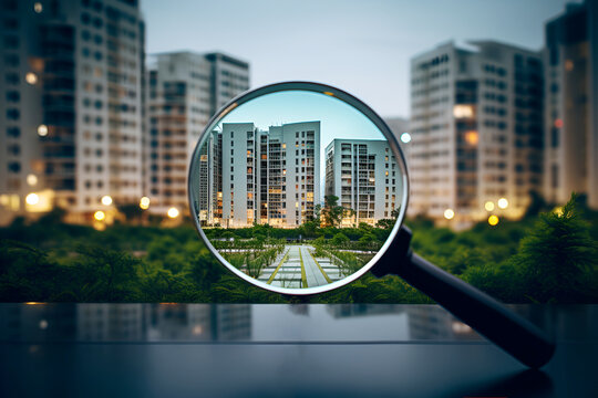 Searching for an Apartment in a Residential Building Through Magnifying Glass