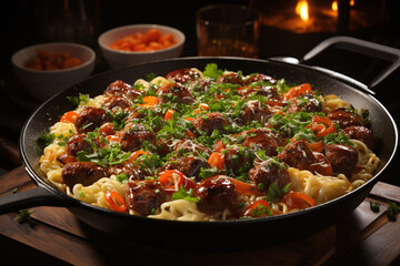 Fototapeta premium Chinese Macaroni. 