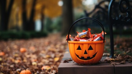 Halloween Pimpkins Generated Ai