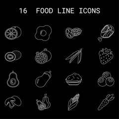 black and white icons