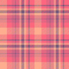Seamless plaid tartan of pattern vector background with a check texture textile fabric.
