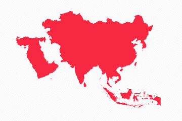 Abstract Asia Simple Map Background
