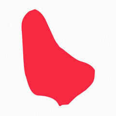 Abstract Barbados Simple Map Background