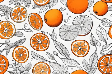 Orange, fresh fruit