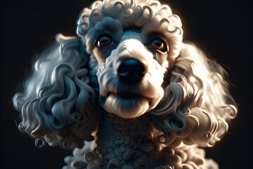 Luxurious poodle