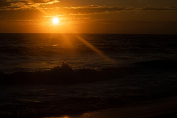 Coucher de soleil Mexique Mazunte