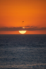 sunset/sunrise over the sea 