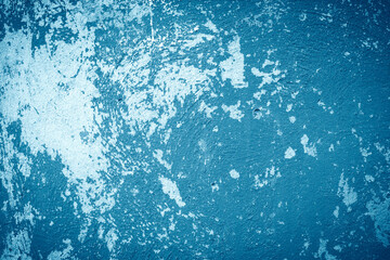 Abstract blue old wall texture background