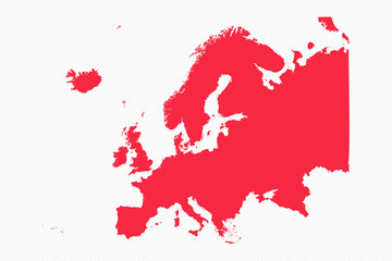 Abstract Europe Simple Map Background